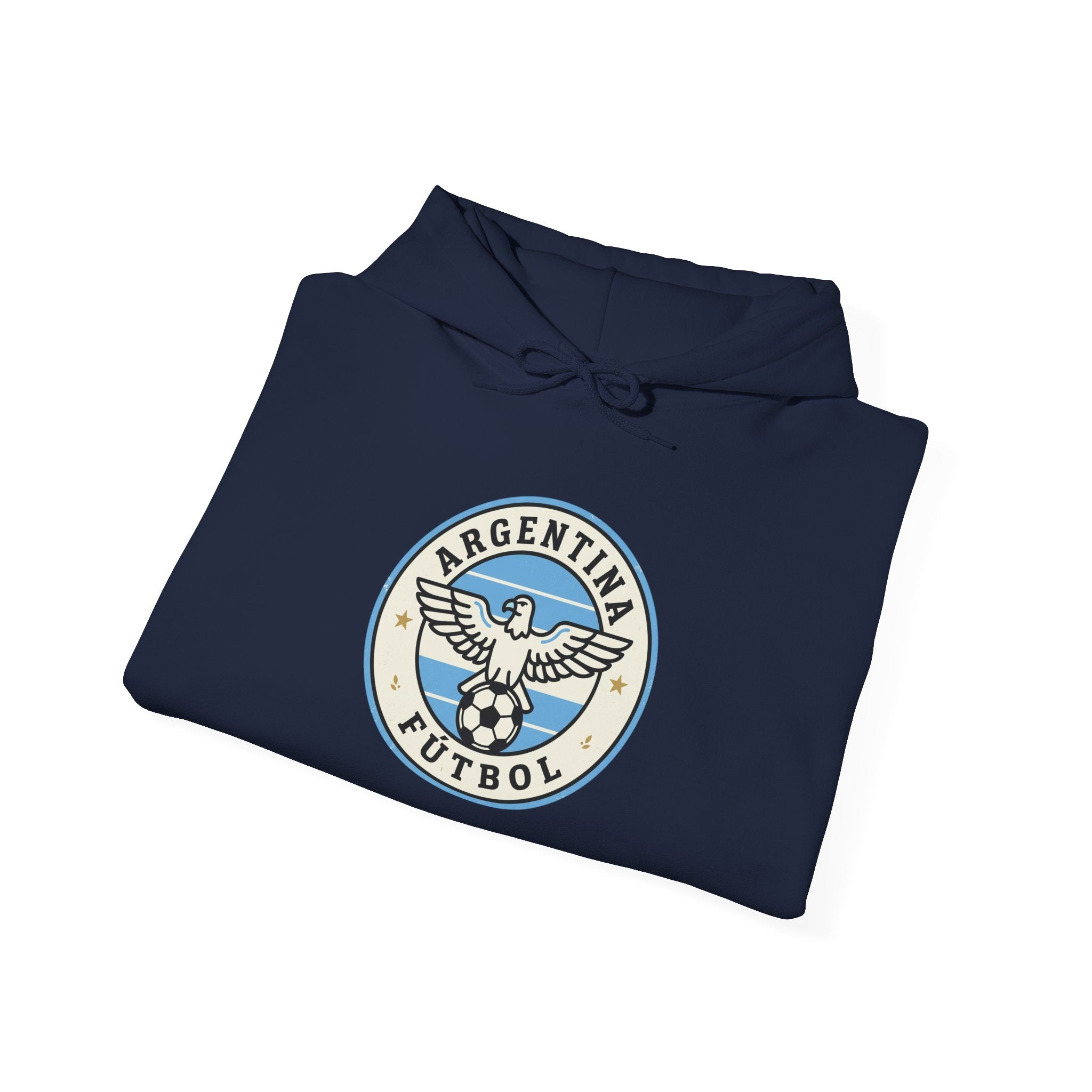 Argentina Futbol Crest Hoodie | Soccer Country Pride, National Colors
