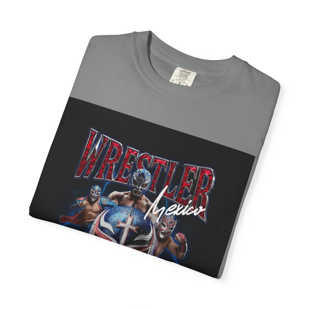 Wrestler Luchador Graphic T-Shirt — Mexican Masked Wrestling Tee