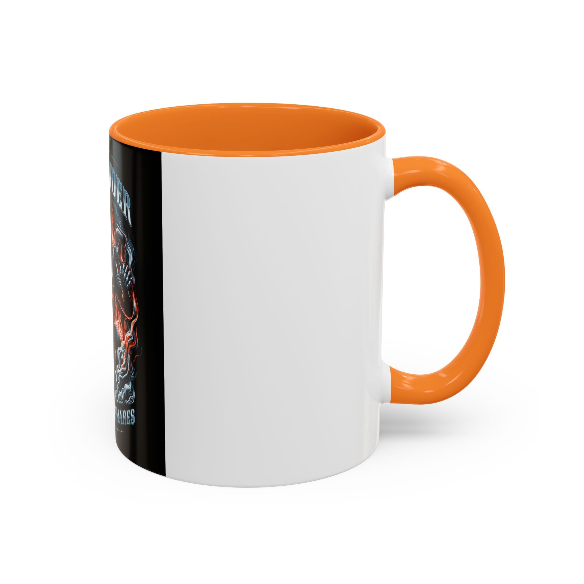 Skull Rider Motorcycle Mug – "Born of Nightmares" Biker Coffee Cup (11oz/15oz)