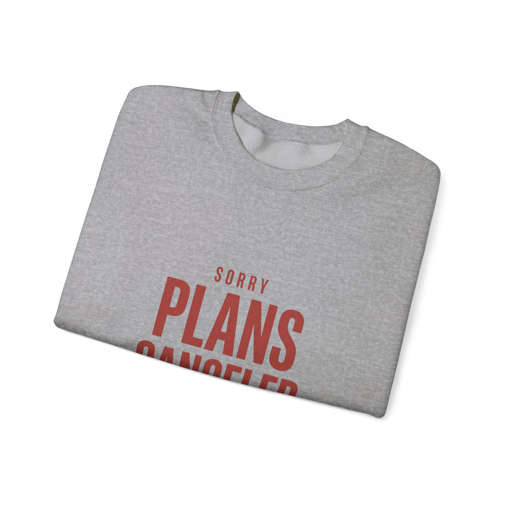 Plans Canceled Sweatshirt | Women's Sports Fandom, Game Day Crewneck