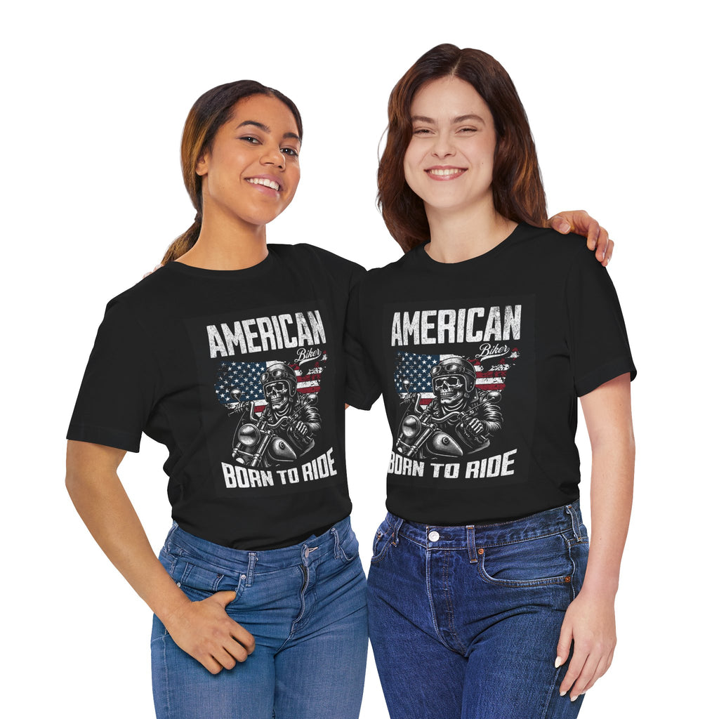 Born to Ride American Biker T-Shirt