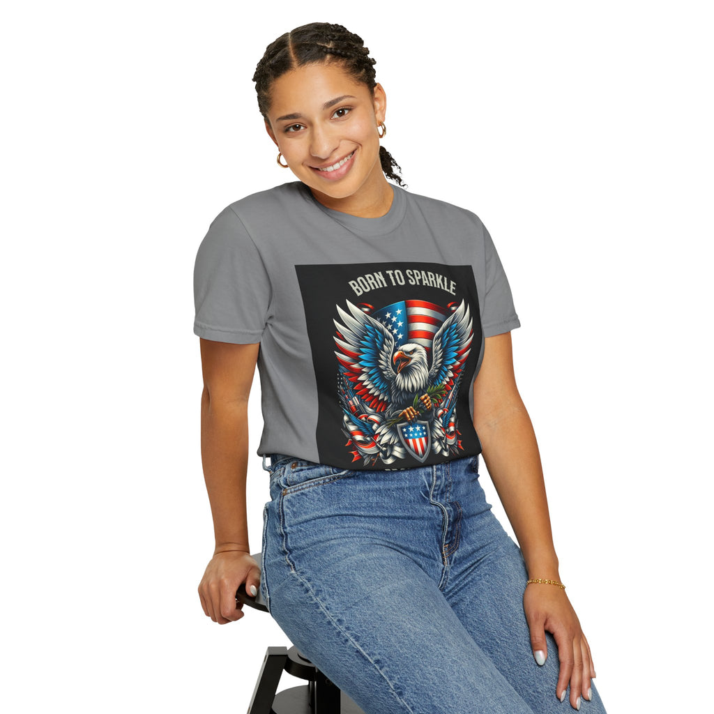Born to Sparkle Proud to Be American T-Shirt