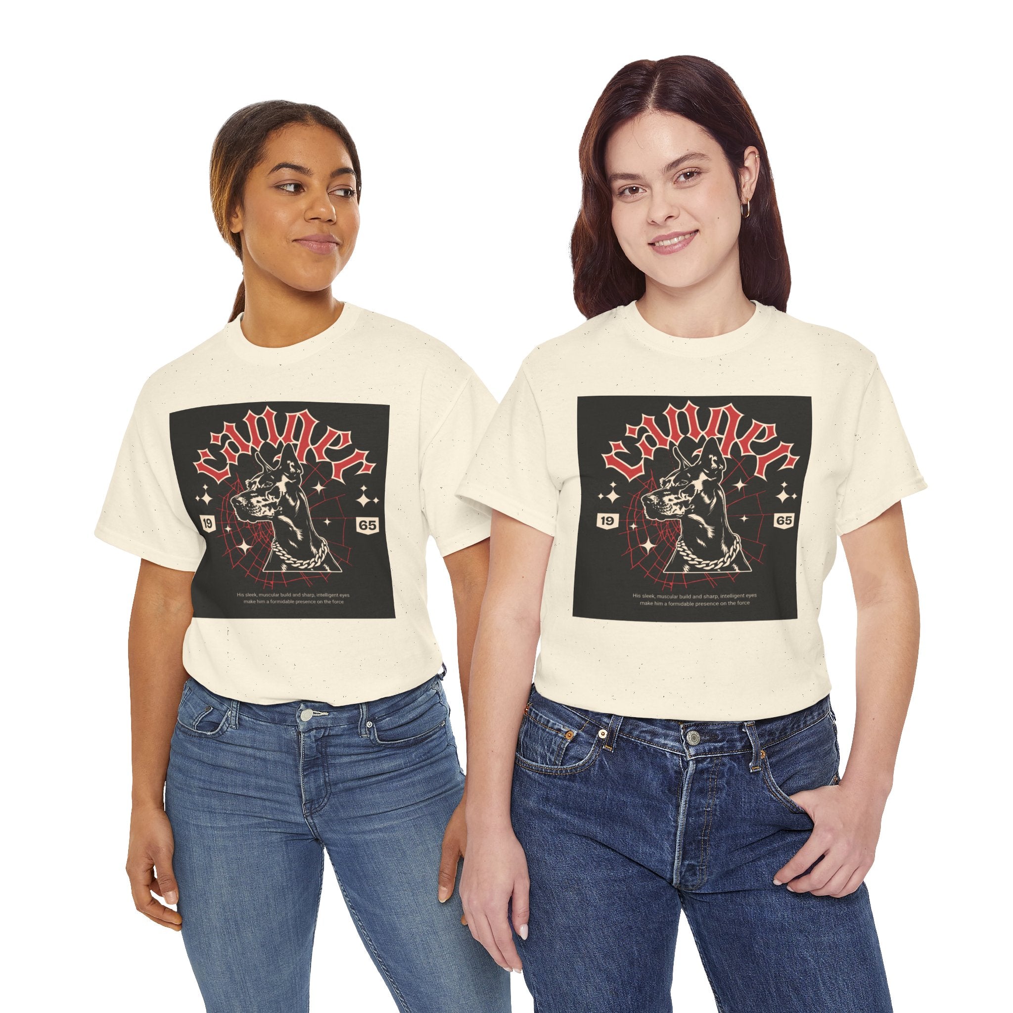 Vintage Gothic Cat Tee — 'Witchery' Retro Occult Graphic T-Shirt
