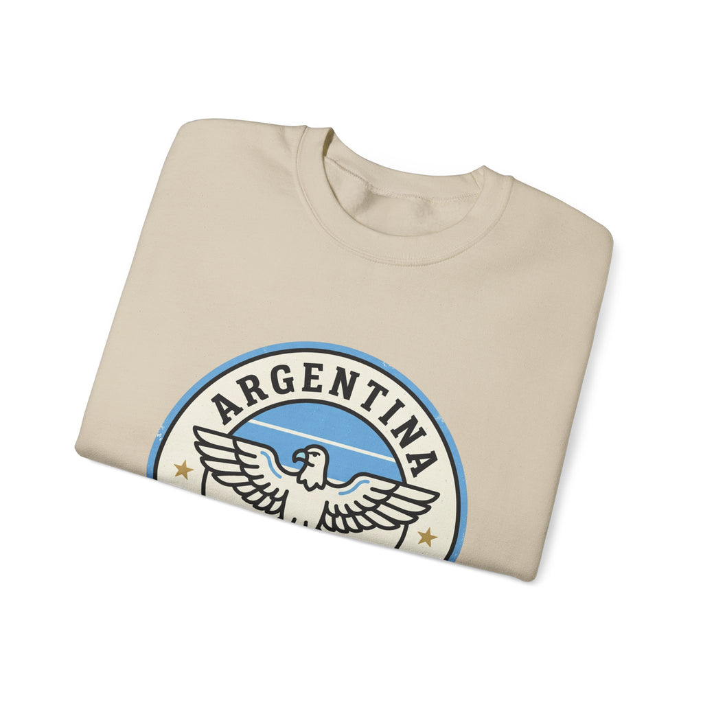 Argentina Fútbol Crest Sweatshirt | Soccer Country Pride, Nacional Colors