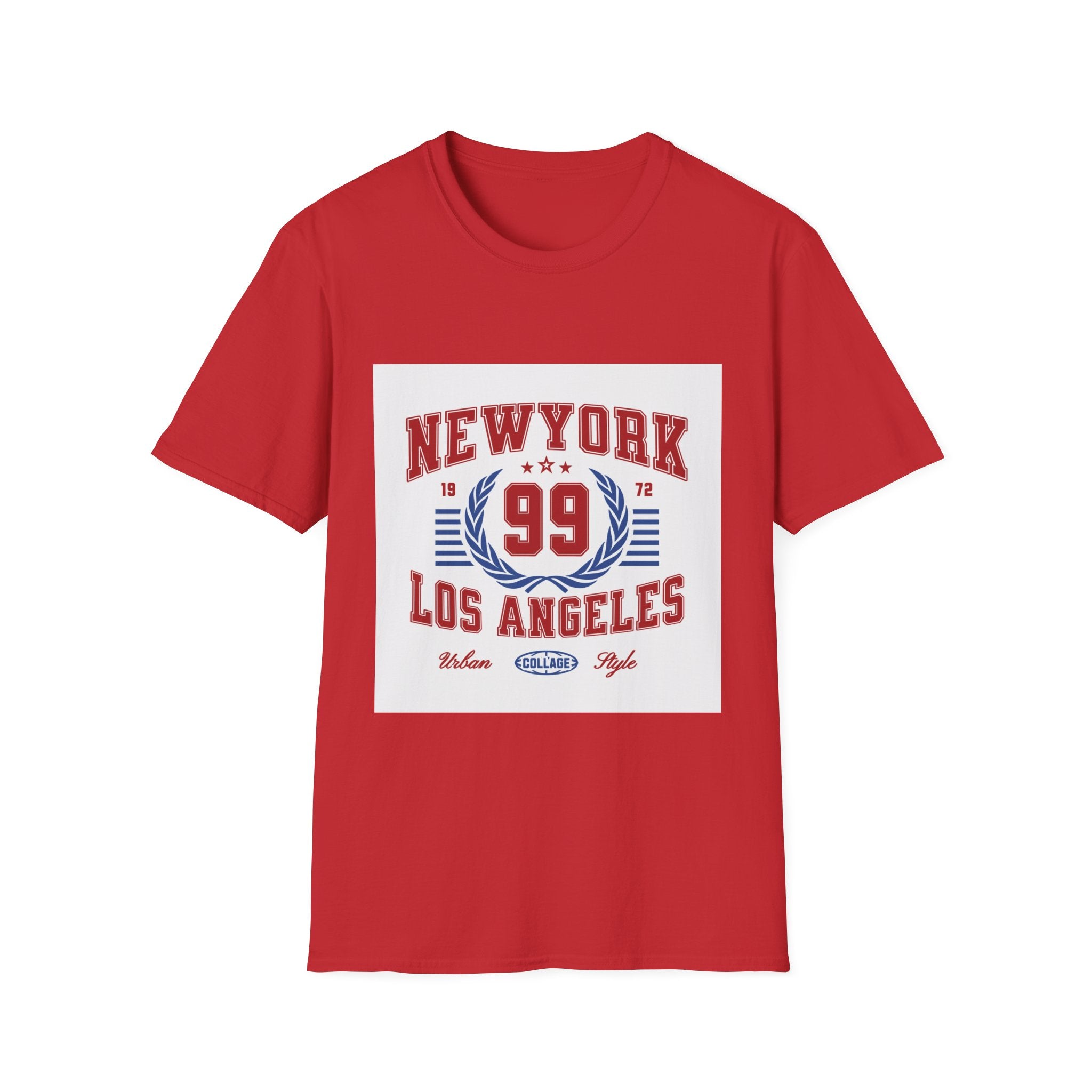 New York 99 Vintage Sports Tee — Collegiate Graphic T-Shirt
