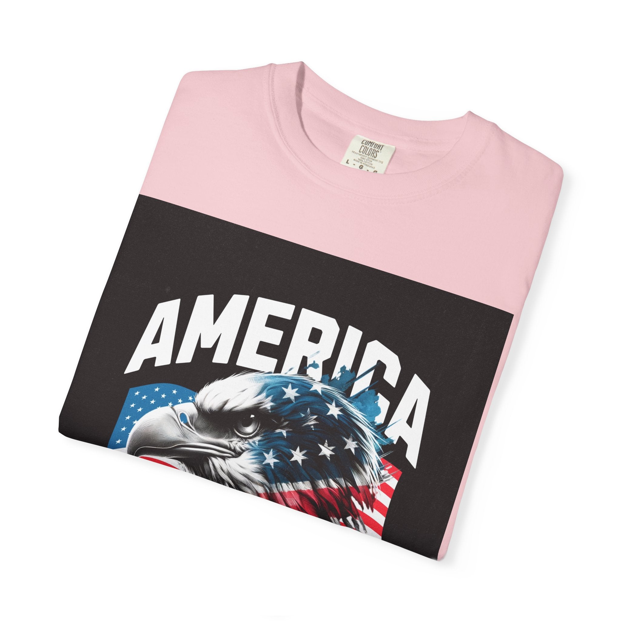 Independence Day T-shirt — 'America' Eagle Flag 4th of July Tee