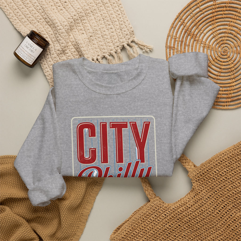 City Philly Baseball Sweatshirt | Regional Baseball Pride, City Sportswear