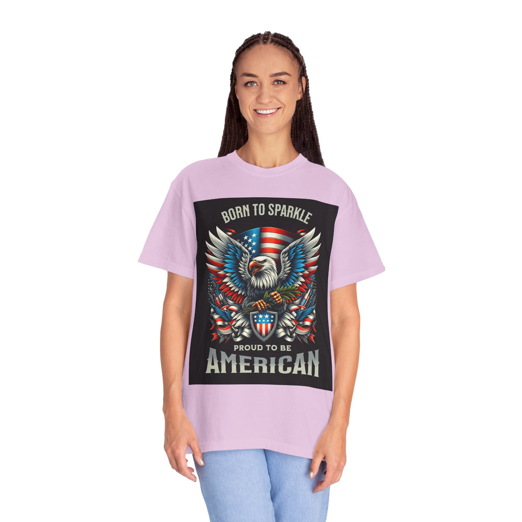 Born to Sparkle Proud to Be American T-Shirt