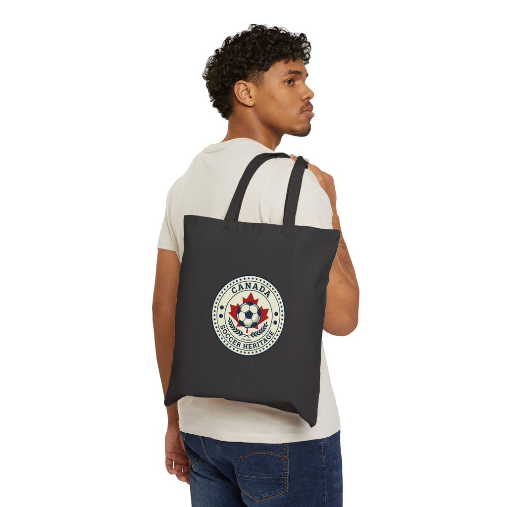 Canada Soccer Crest Tote, 2026 Host Country Pride, Retro Athletic Souvenir