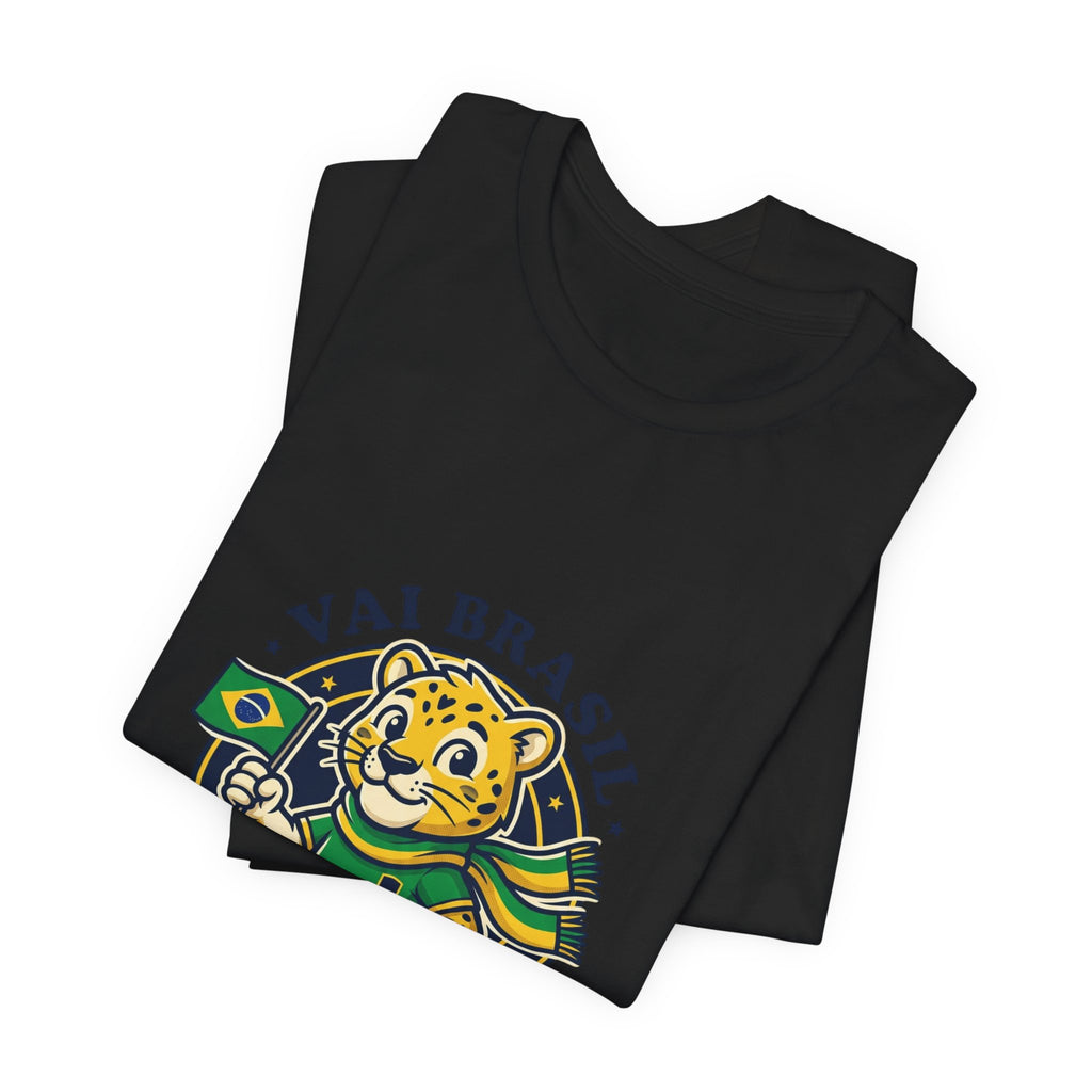 Vai Brasil Jaguar Soccer Tee | Brazil Pride, National Colors