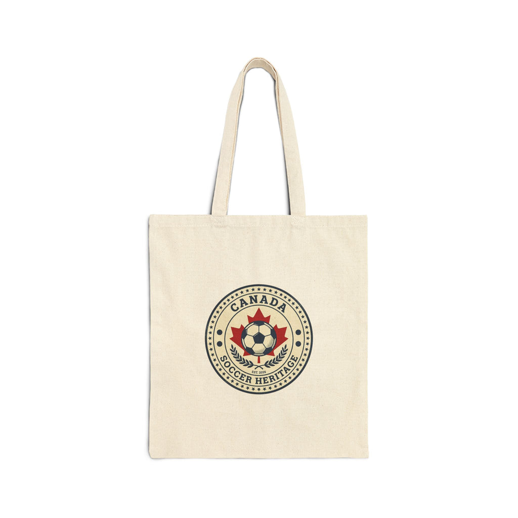 Canada Soccer Crest Tote, 2026 Host Country Pride, Retro Athletic Souvenir