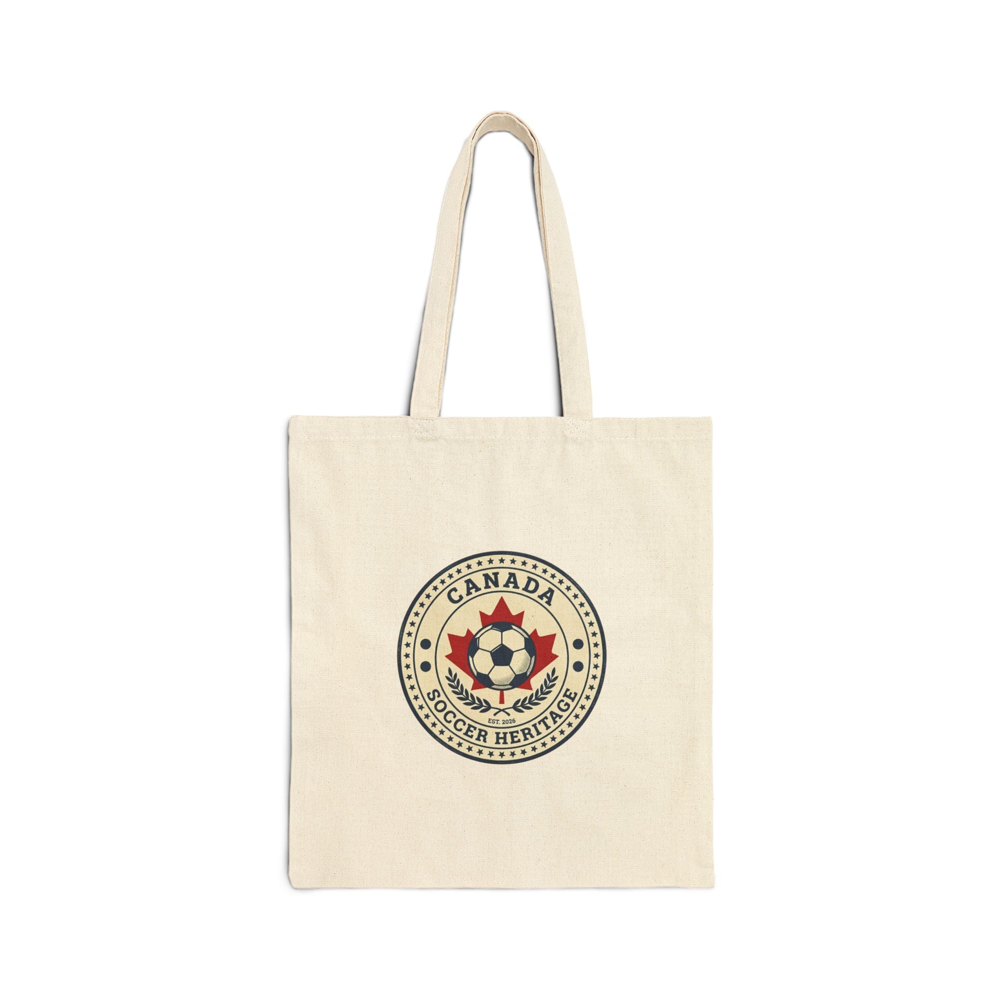 Canada Soccer Crest Tote, 2026 Host Country Pride, Retro Athletic Souvenir