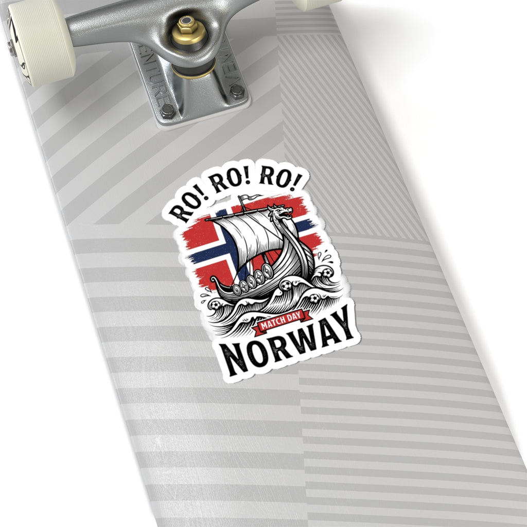 Ro! Ro! Ro! Viking Ship Sticker | Norway flag, Football supporter, Rowing chant