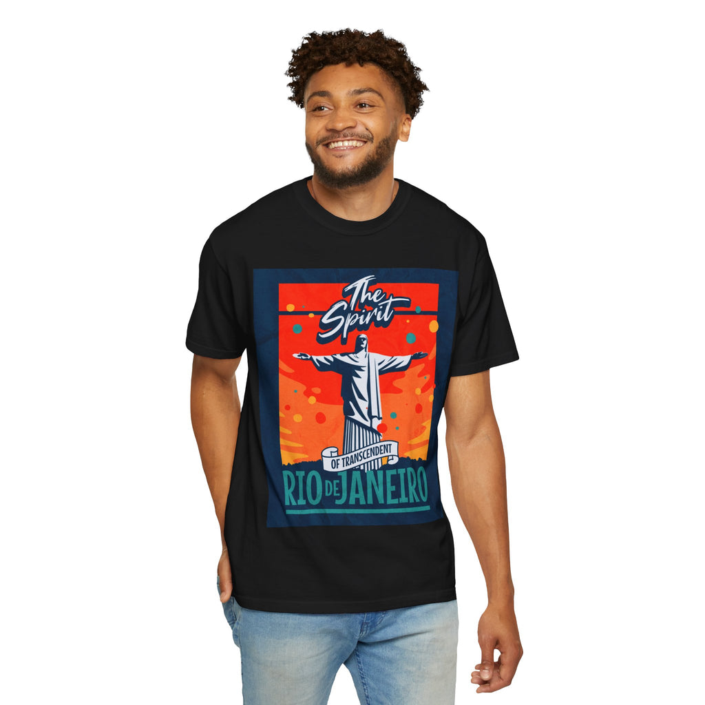 Rio de Janeiro Christ the Redeemer Poster T-Shirt — 'The Spirit' Graphic Tee