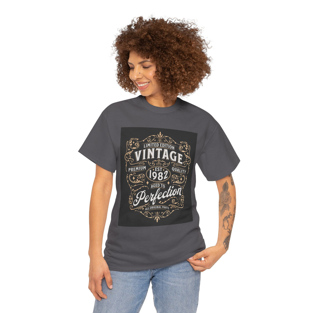 Vintage 1982 T-Shirt – Limited Edition Retro Birthday Gift