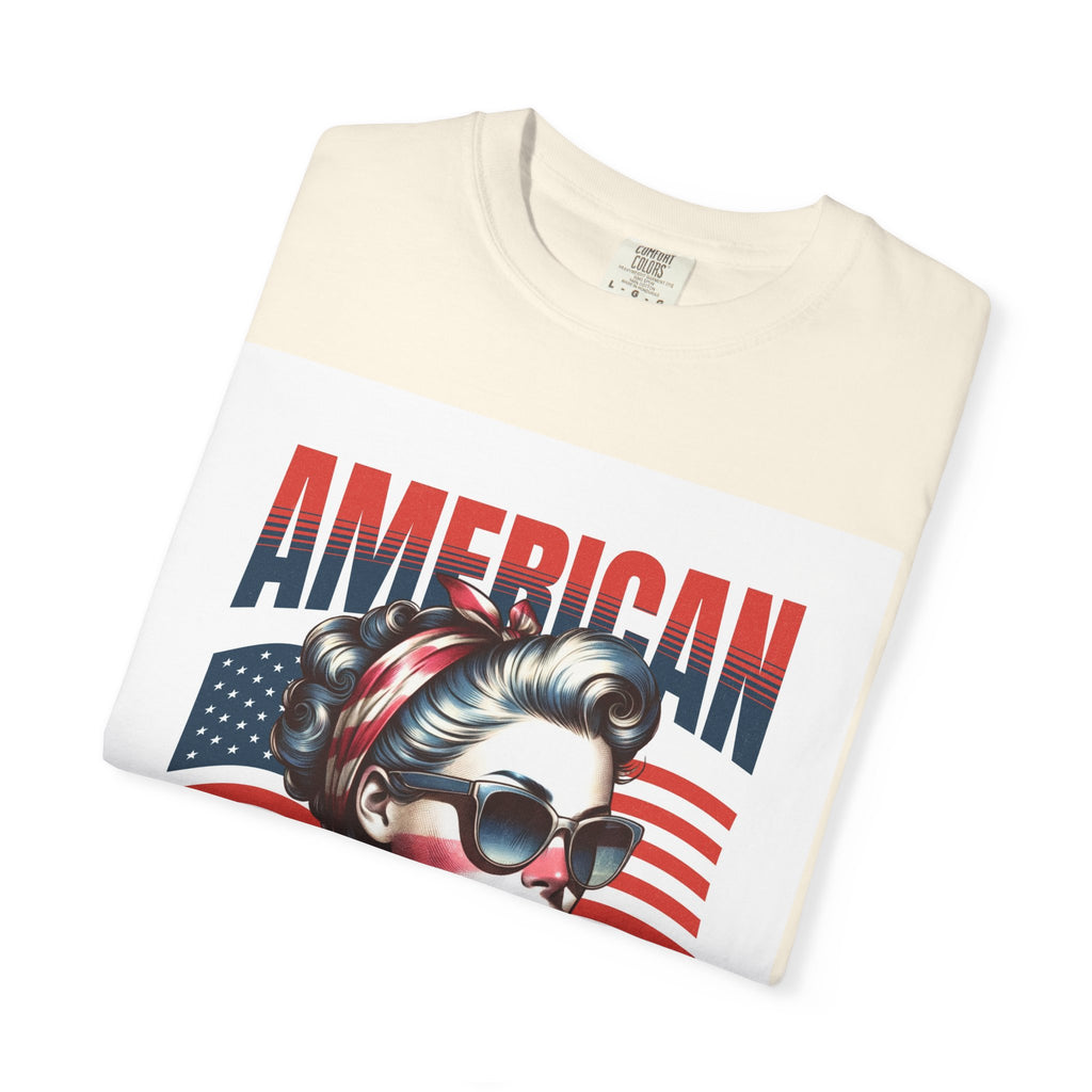 American Mama T‑Shirt — Vintage Patriotic Mom Tee