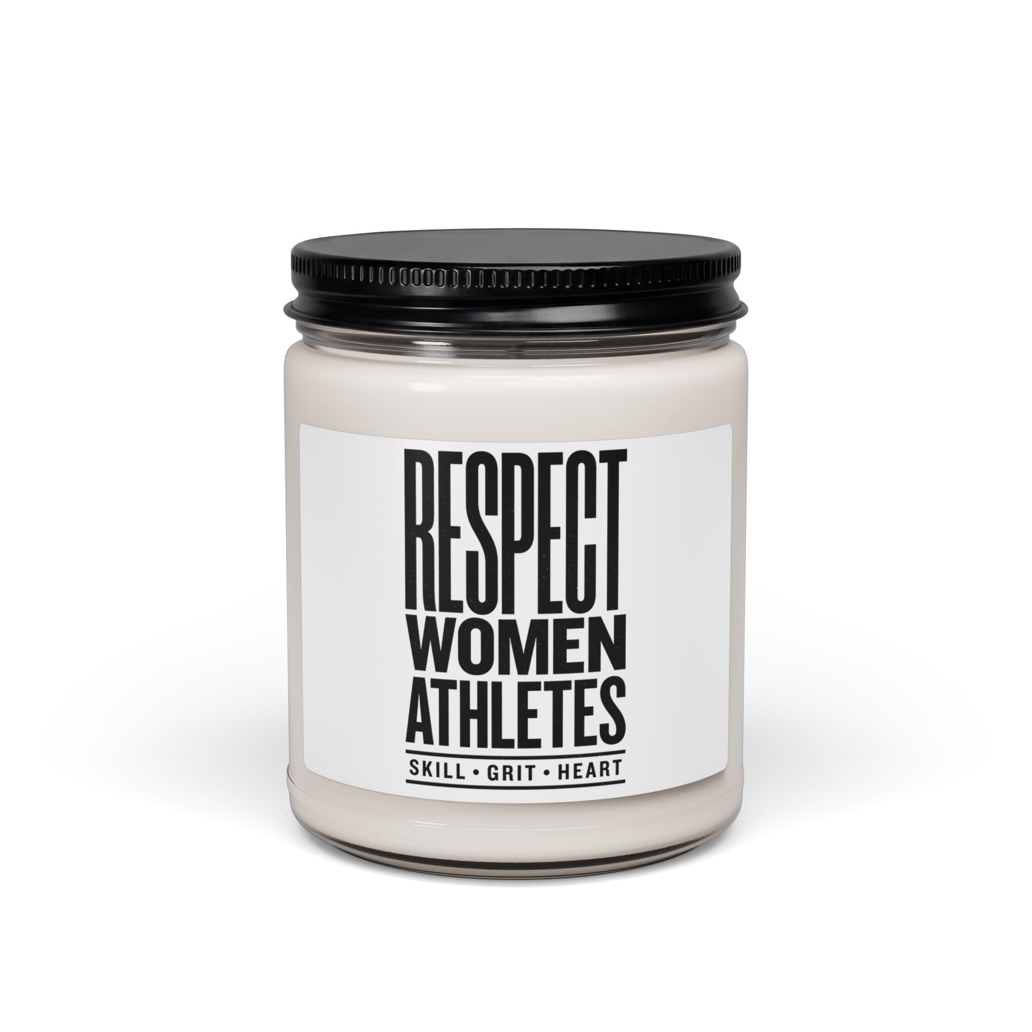 Respect Women Athletes Candle | Scented Soy Candle, Feminist Sports Fandom