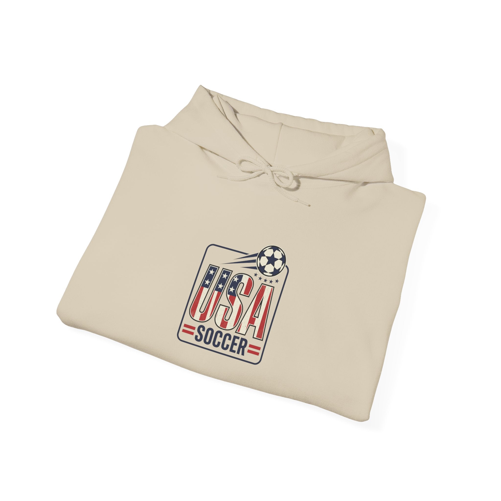 USA Soccer Hoodie | Country Pride, American Flag Crest