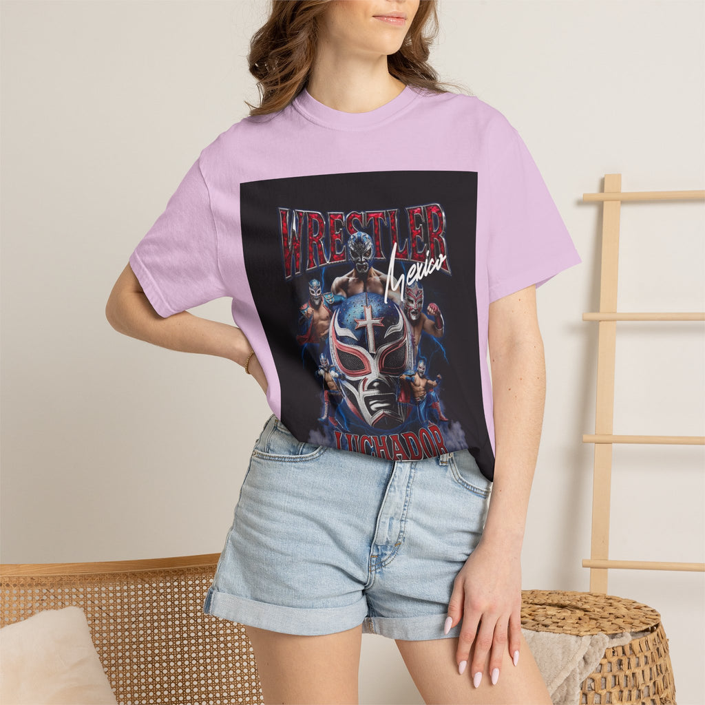 Wrestler Luchador Graphic T-Shirt — Mexican Masked Wrestling Tee