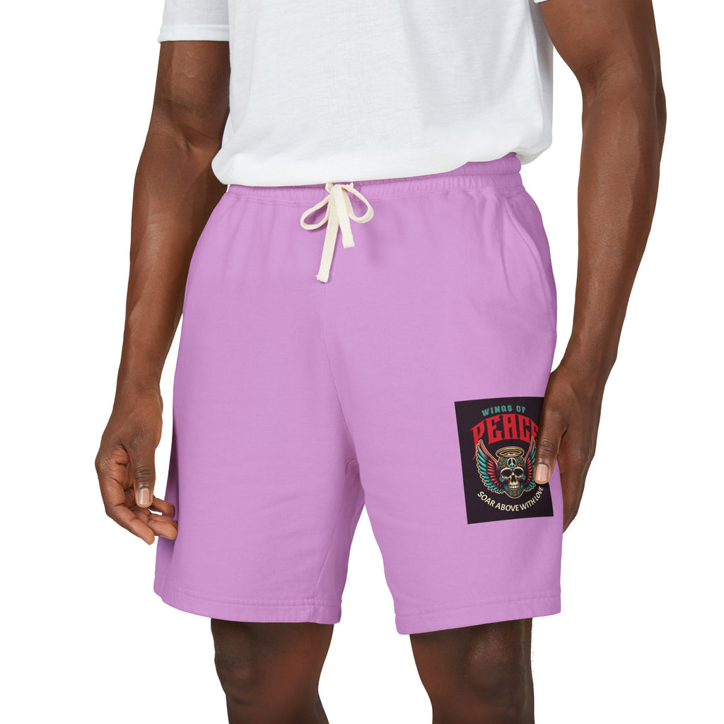Fleece Sweat Shorts — 'House of Perks' Vintage Patch Lounge Shorts