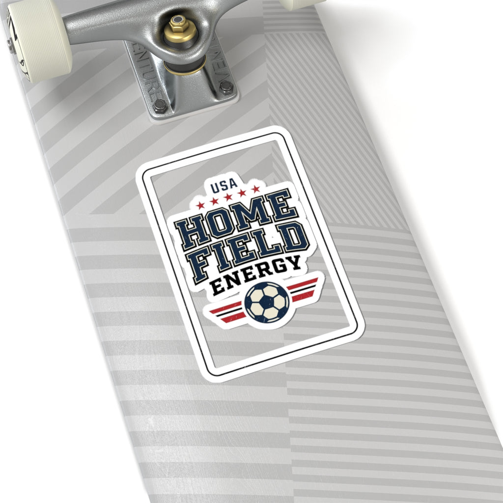 USA Home Field Energy Sticker | Soccer Pride, Red White Blue