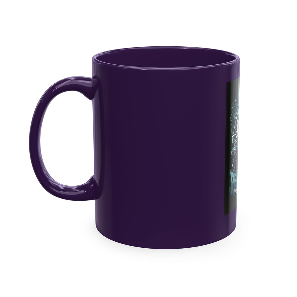 Nightmare Renegade Ceramic Mug — Grim Reaper Biker "King of the Shadows" Coffee Cup