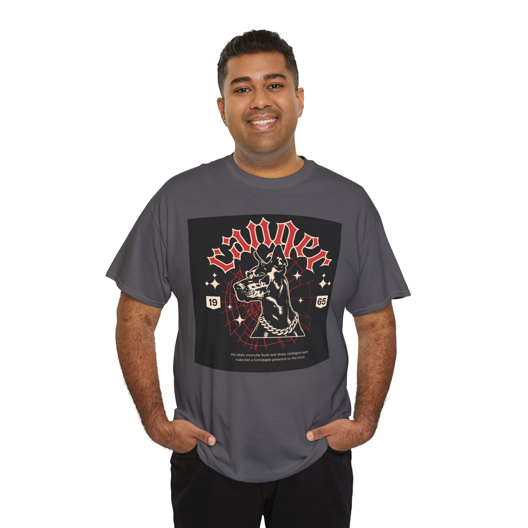 Vintage Gothic Cat Tee — 'Witchery' Retro Occult Graphic T-Shirt