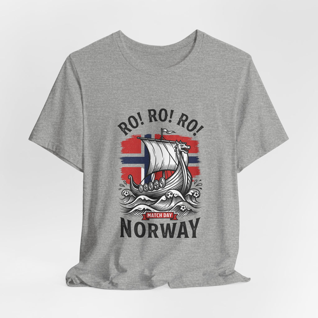 Ro! Ro! Ro! Viking Longship Norway Tee | Norwegian Flag, Football Chant