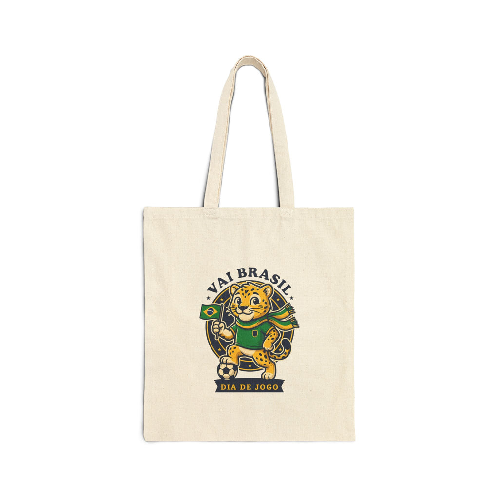 Brasil Soccer Mascot Tote | Brazilian Flag, National Pride