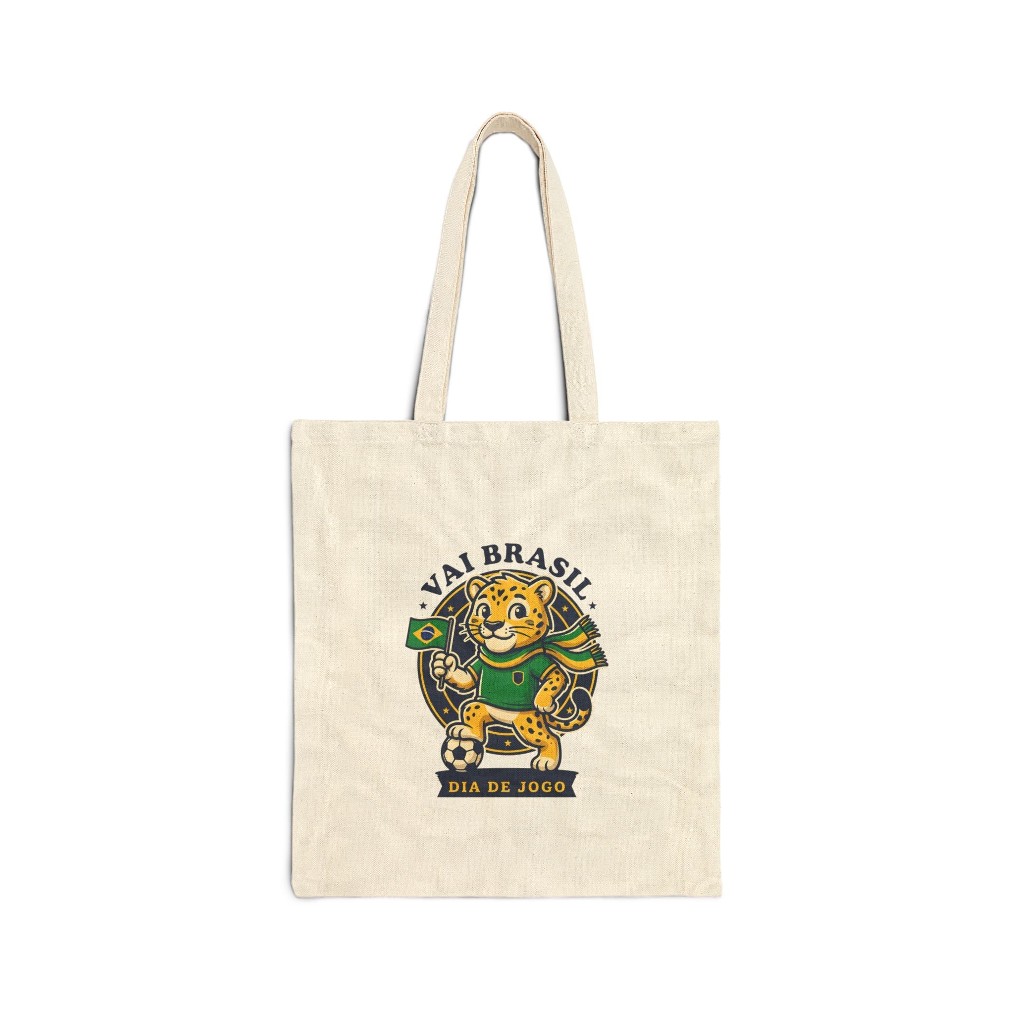 Brasil Soccer Mascot Tote | Brazilian Flag, National Pride