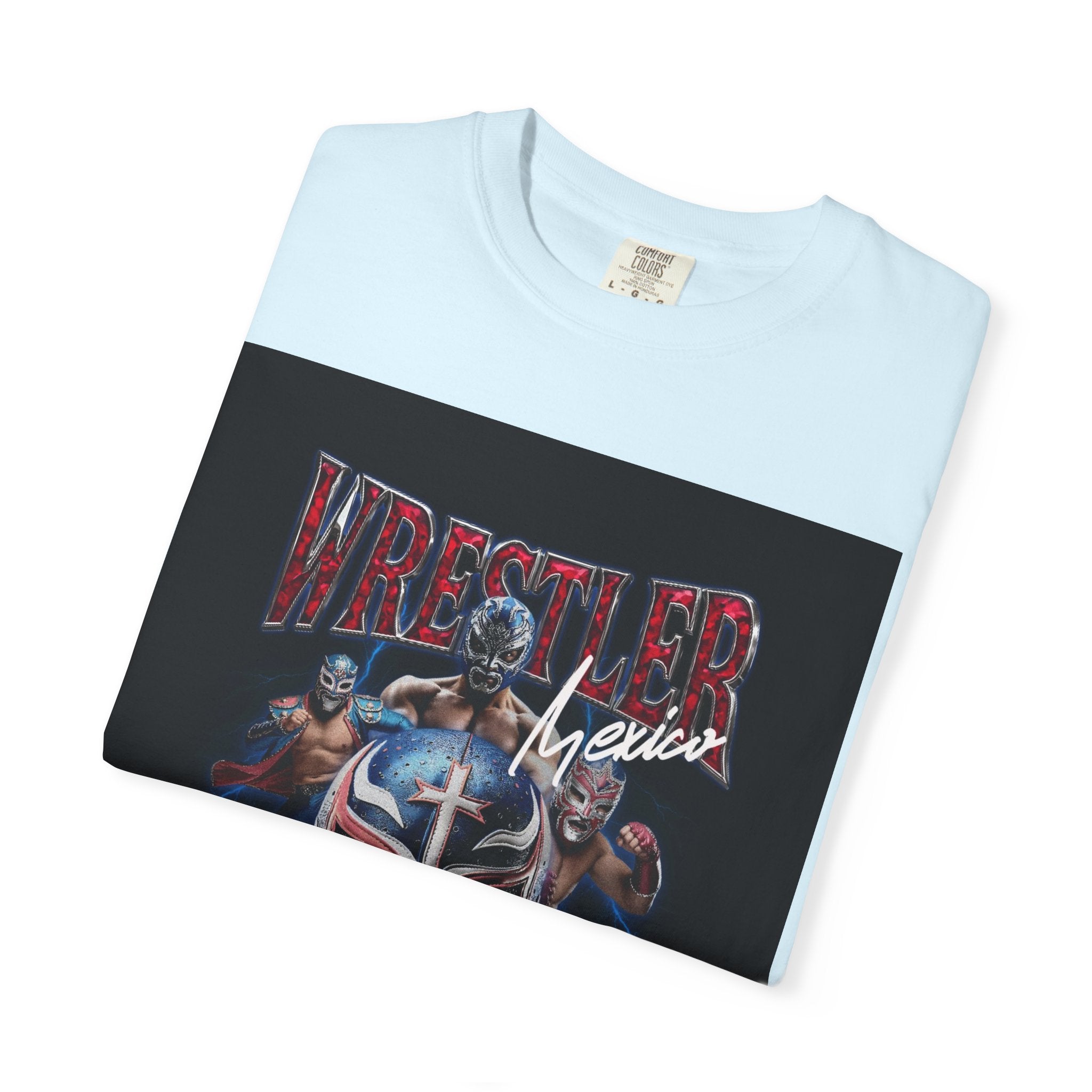 Wrestler Luchador Graphic T-Shirt — Mexican Masked Wrestling Tee
