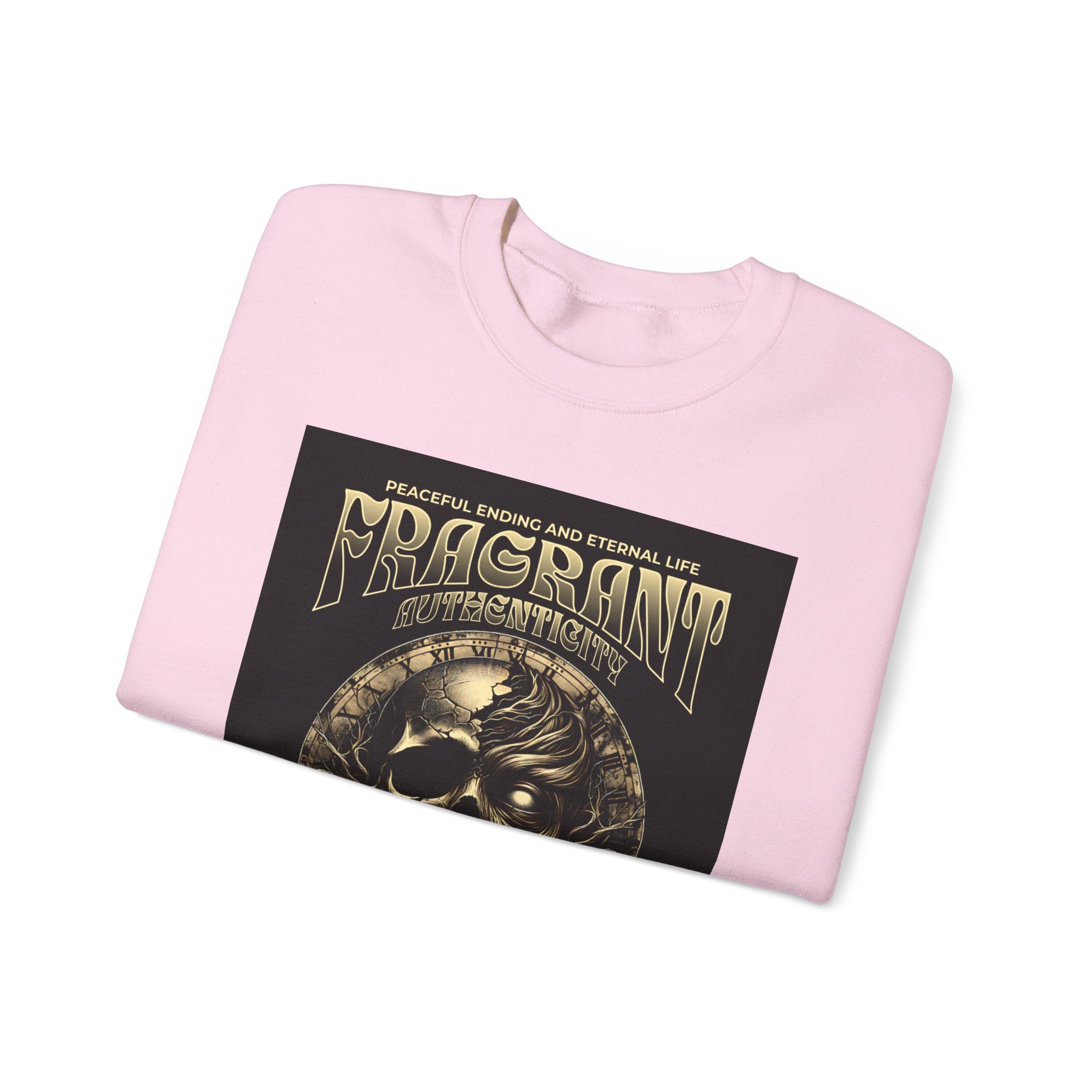 Skull & Roses Crewneck Sweatshirt — “Decrepit” Gothic Graphic