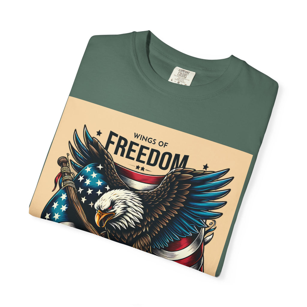 Freedom Eagle T-Shirt — Wings of America Patriotic Graphic Tee