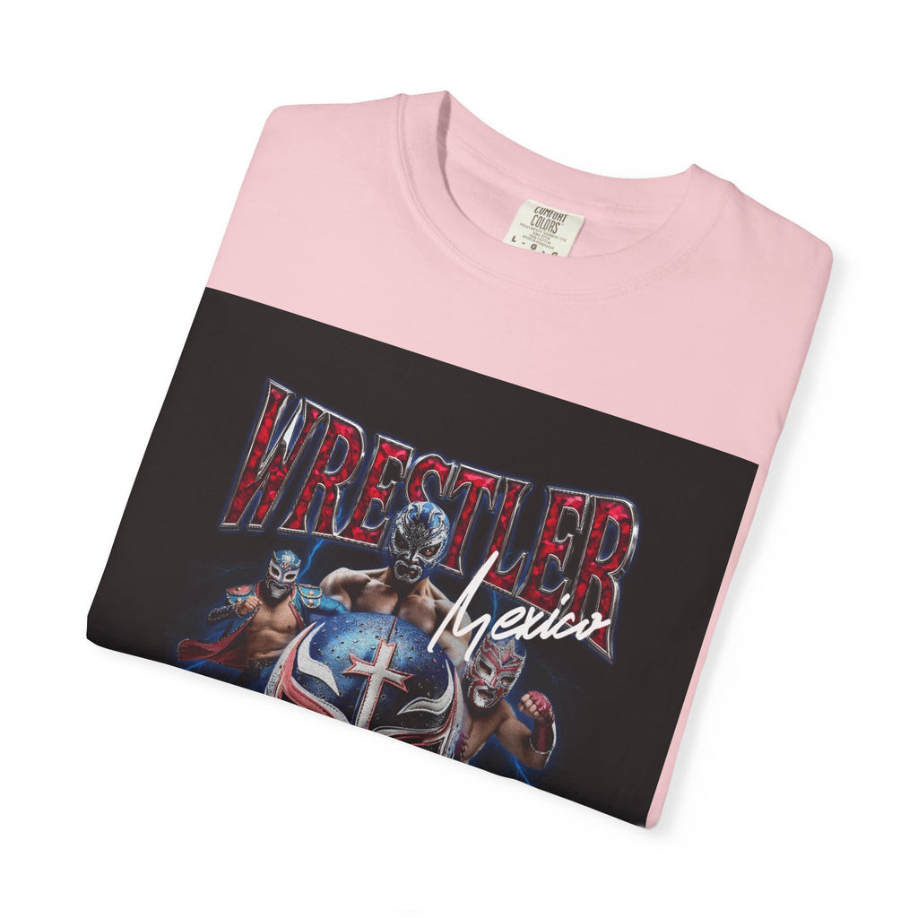 Wrestler Luchador Graphic T-Shirt — Mexican Masked Wrestling Tee