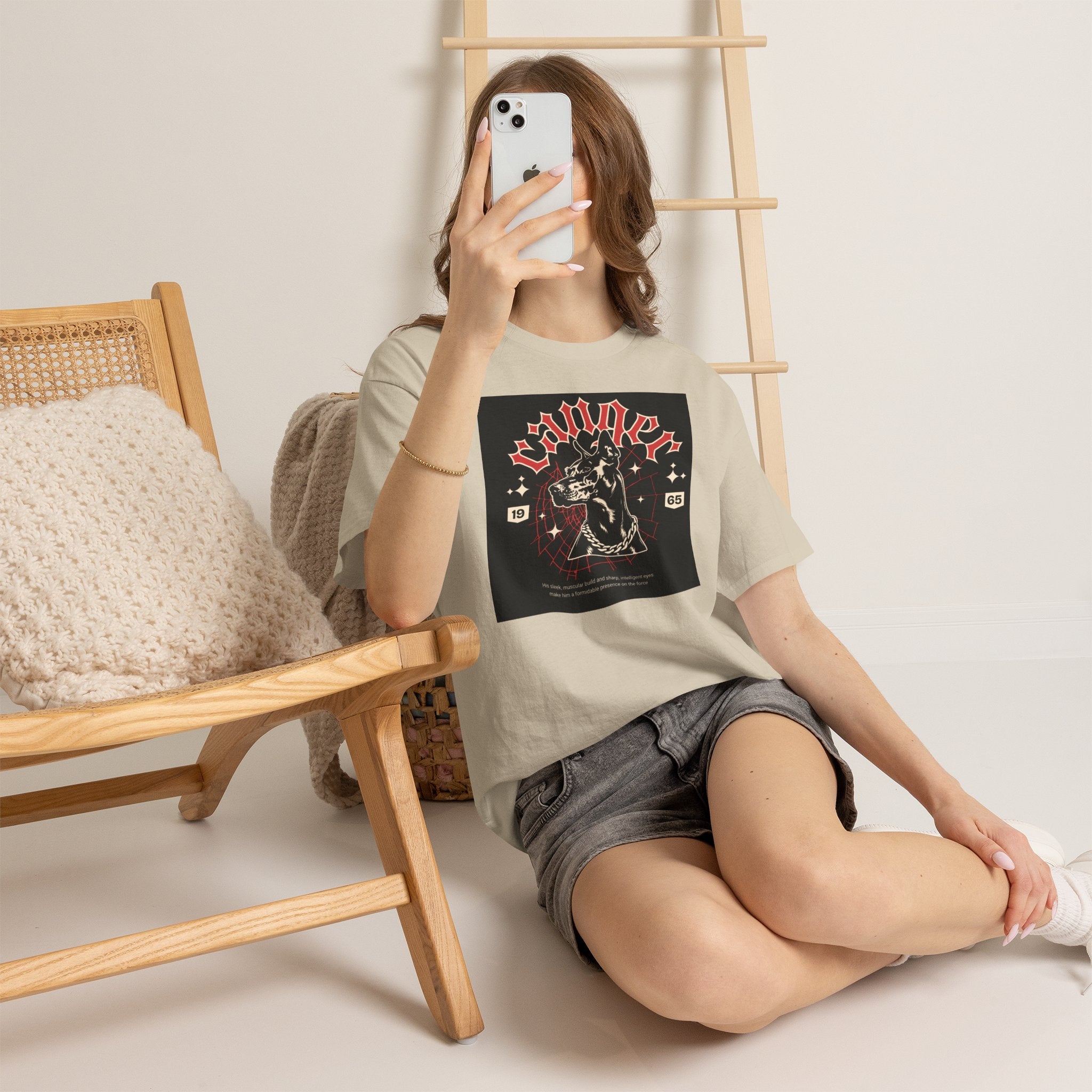Vintage Gothic Cat Tee — 'Witchery' Retro Occult Graphic T-Shirt