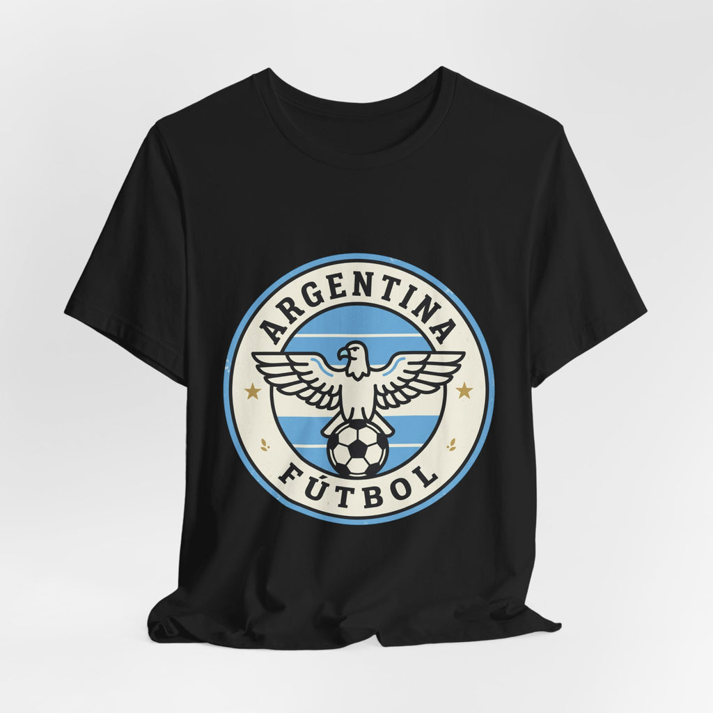 Argentina Fútbol Tee | Soccer Crest, National Colors