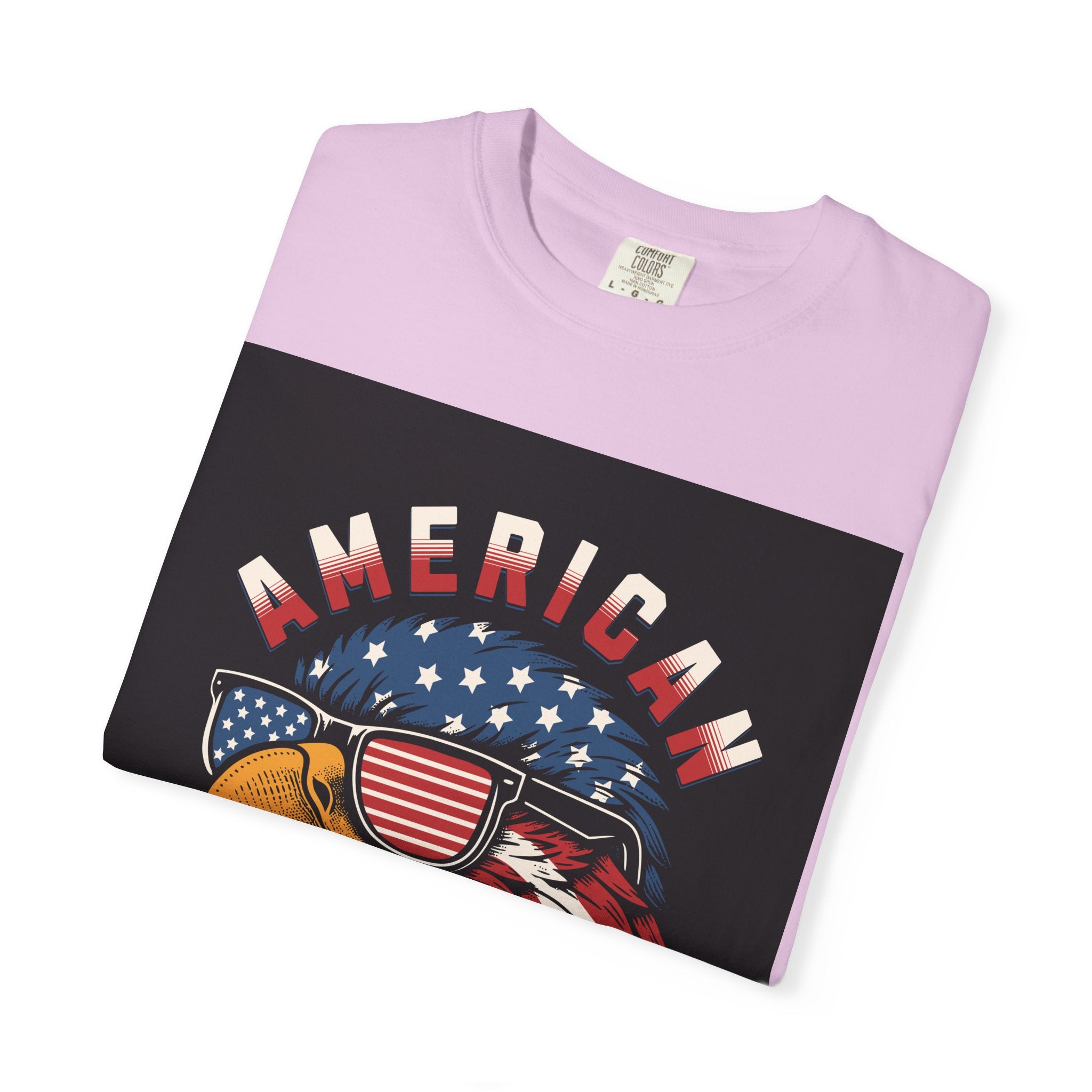 American Eagle Sunglasses T-Shirt — Patriotic USA Flag Graphic