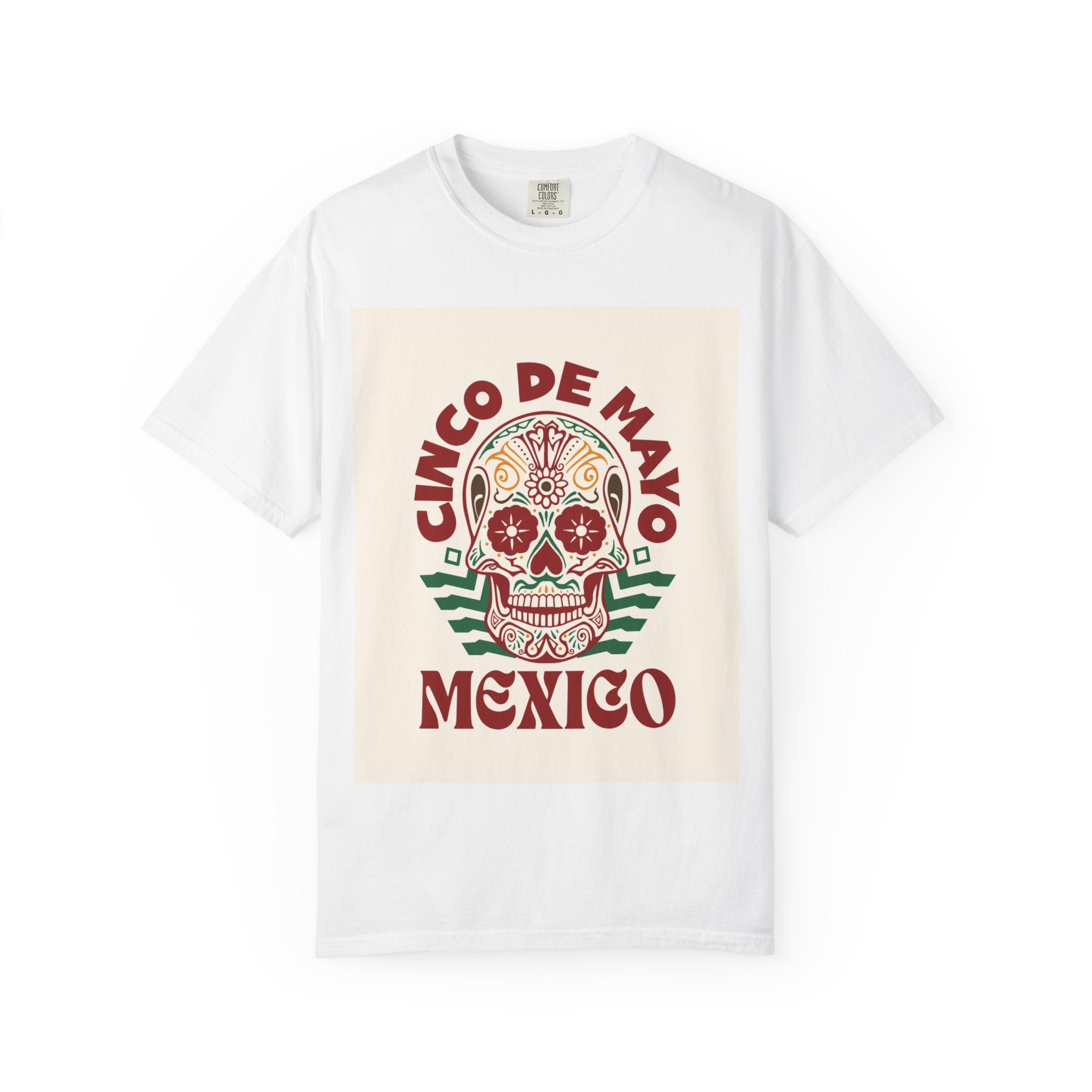 Cinco de Mayo Mexico Sugar Skull T-Shirt