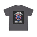 Patriotic America Tee — "Land of the Free Because of the Brave" Cotton T-Shirt