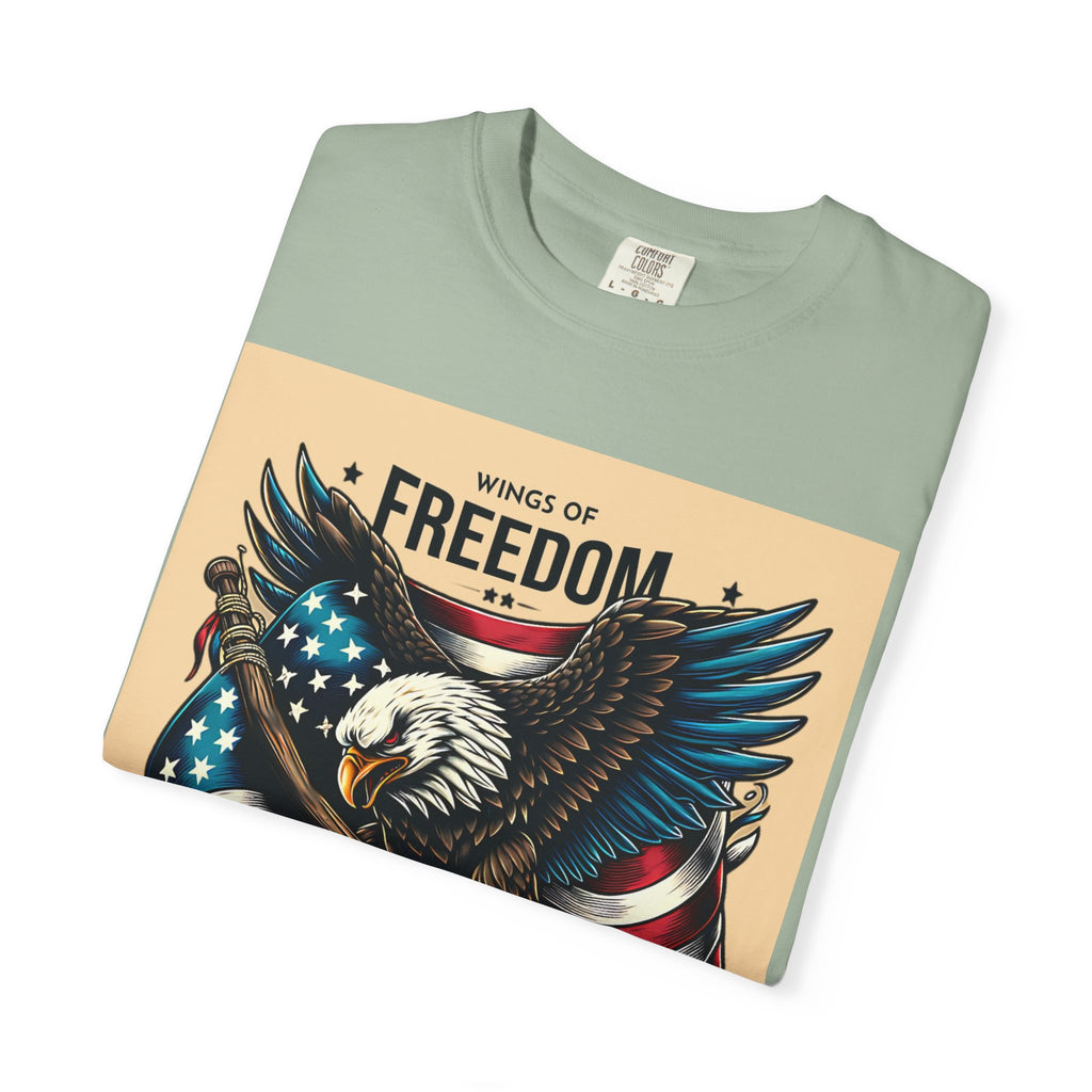 Freedom Eagle T-Shirt — Wings of America Patriotic Graphic Tee