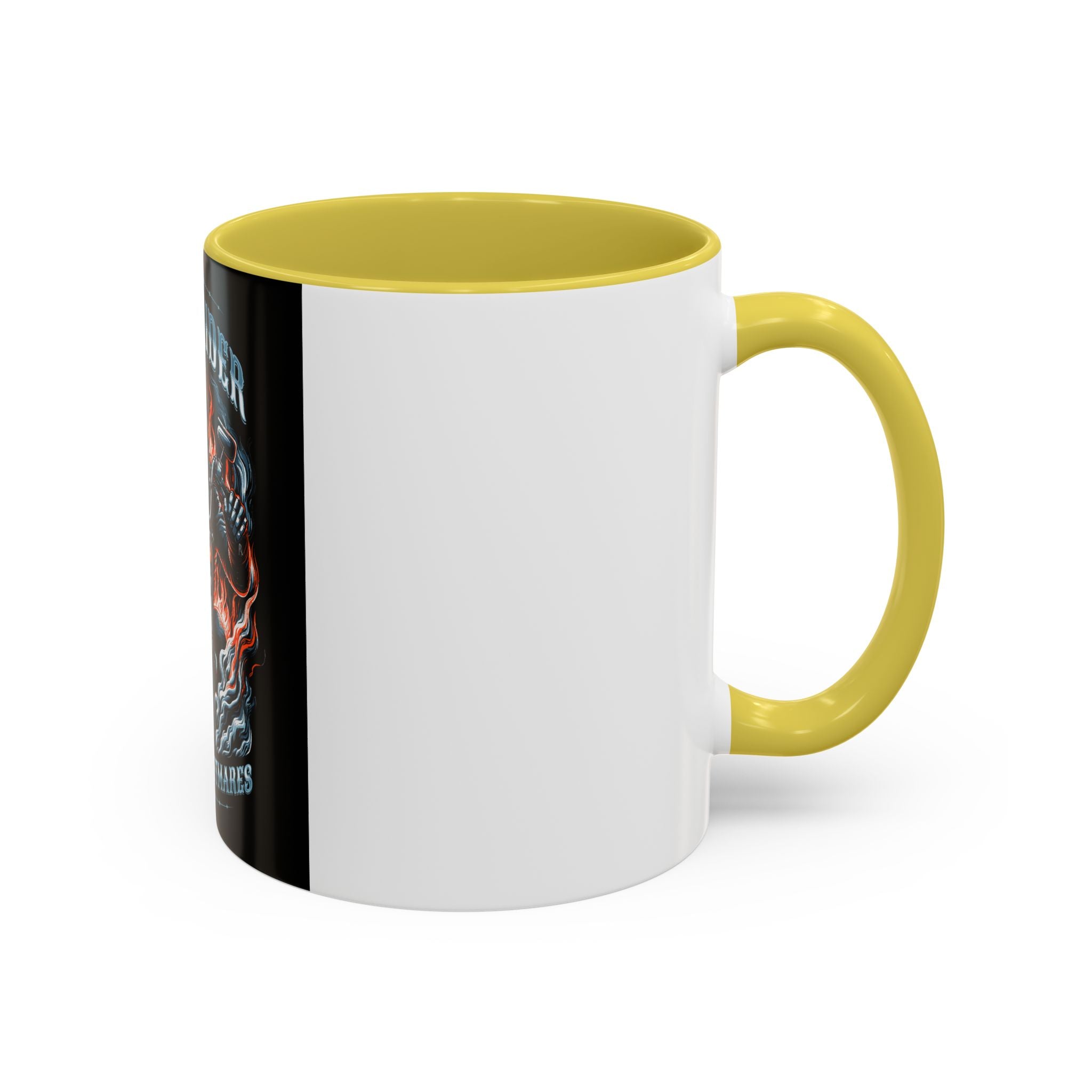 Skull Rider Motorcycle Mug – "Born of Nightmares" Biker Coffee Cup (11oz/15oz)