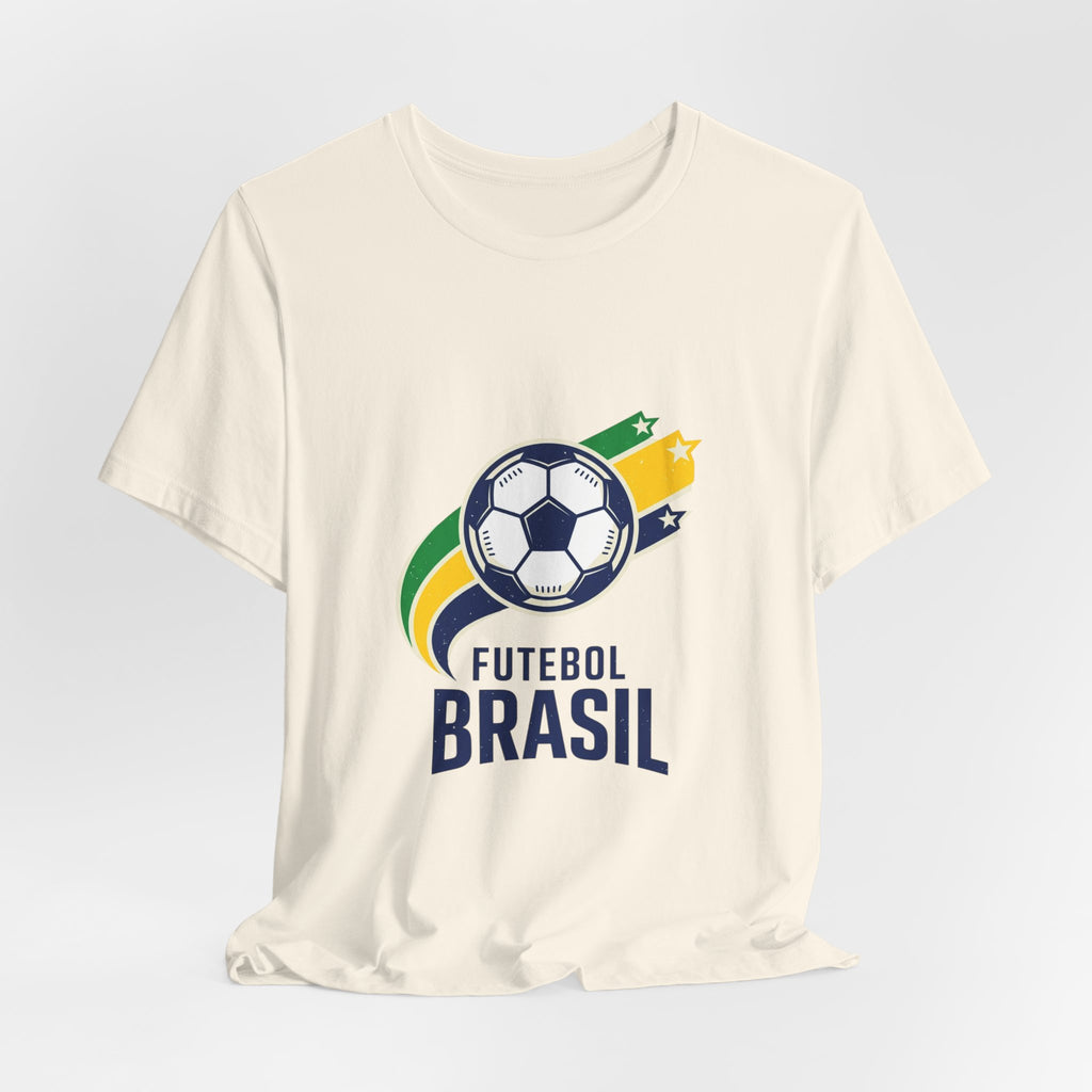 Futebol Brasil Soccer Tee | Brazil Flag Colors, National Pride Shirt