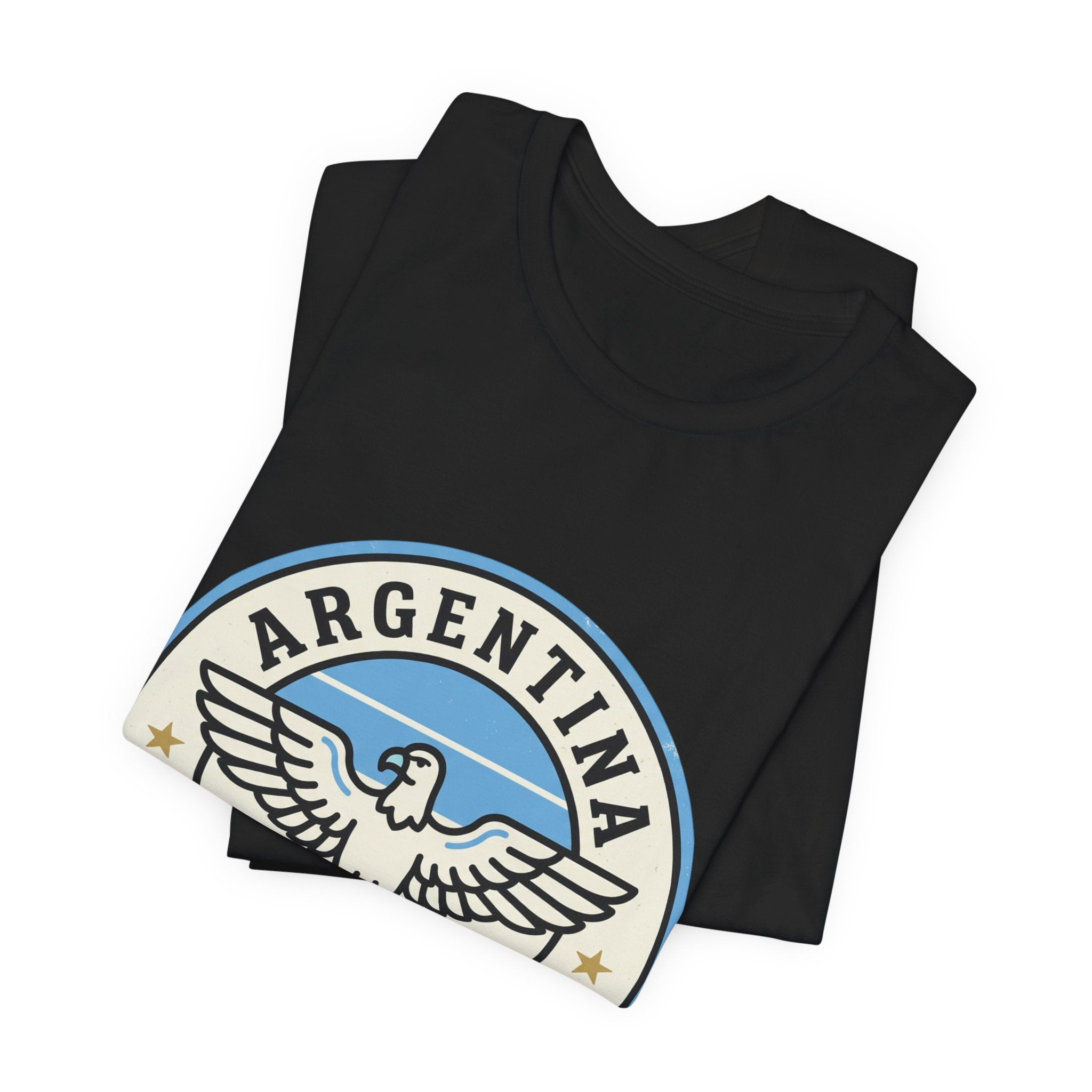 Argentina Fútbol Tee | Soccer Crest, National Colors