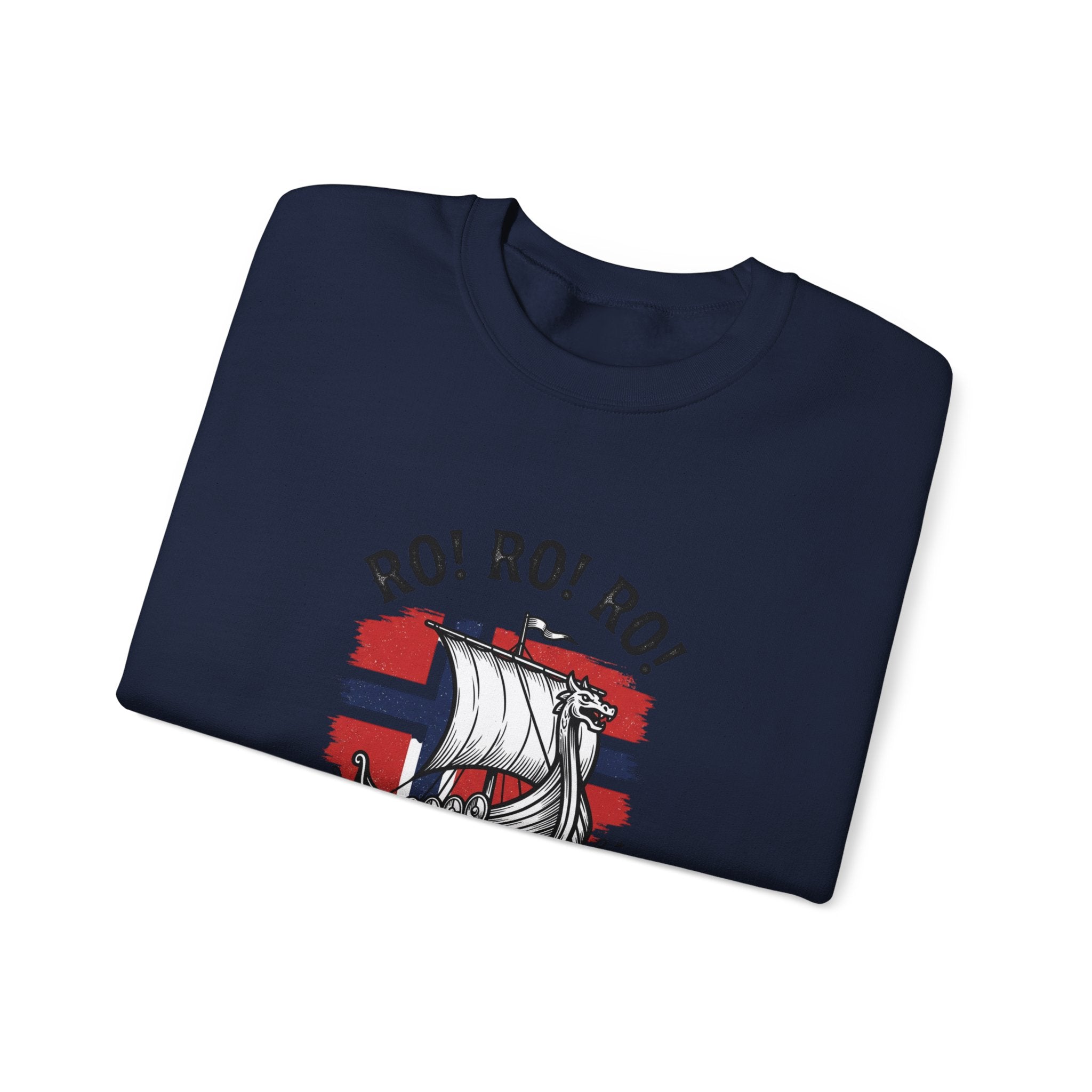Ro! Ro! Ro! Norway Viking Ship Sweatshirt | Norwegian Flag, Football Chant