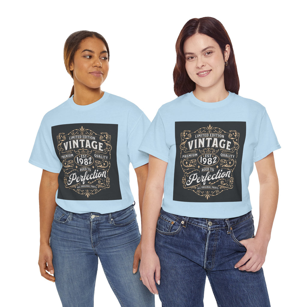 Vintage 1982 T-Shirt – Limited Edition Retro Birthday Gift