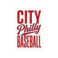 City Philly Baseball Kiss-Cut Stickers | Philadelphia Baseball Pride, Local Fan Decal