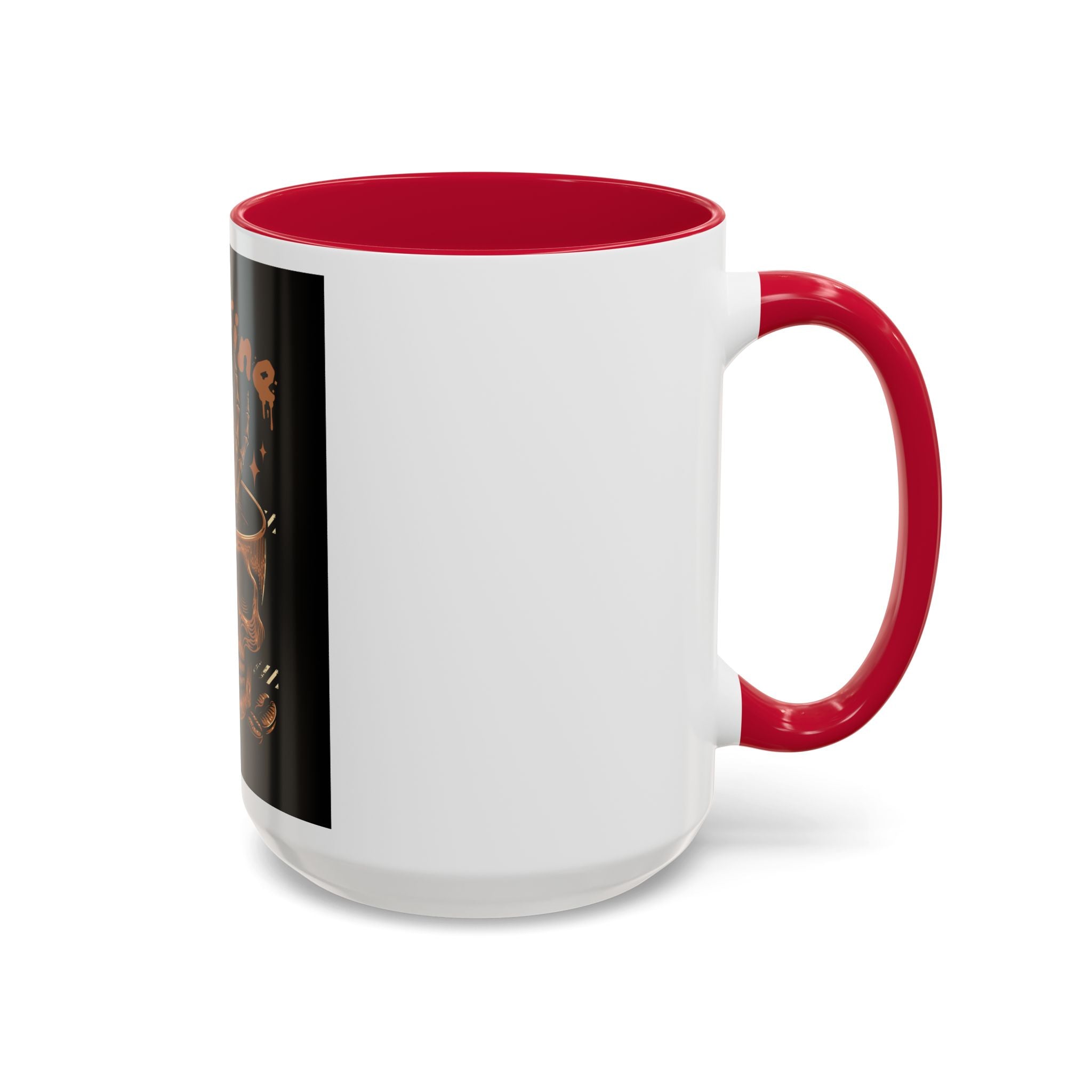 Skull Coffee Mug – "I'm Fine Just Need Coffee" Gothic Ceramic Mug