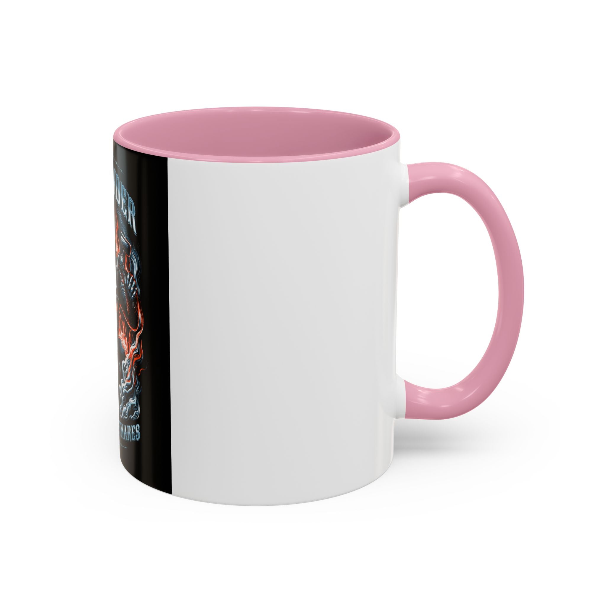 Skull Rider Motorcycle Mug – "Born of Nightmares" Biker Coffee Cup (11oz/15oz)