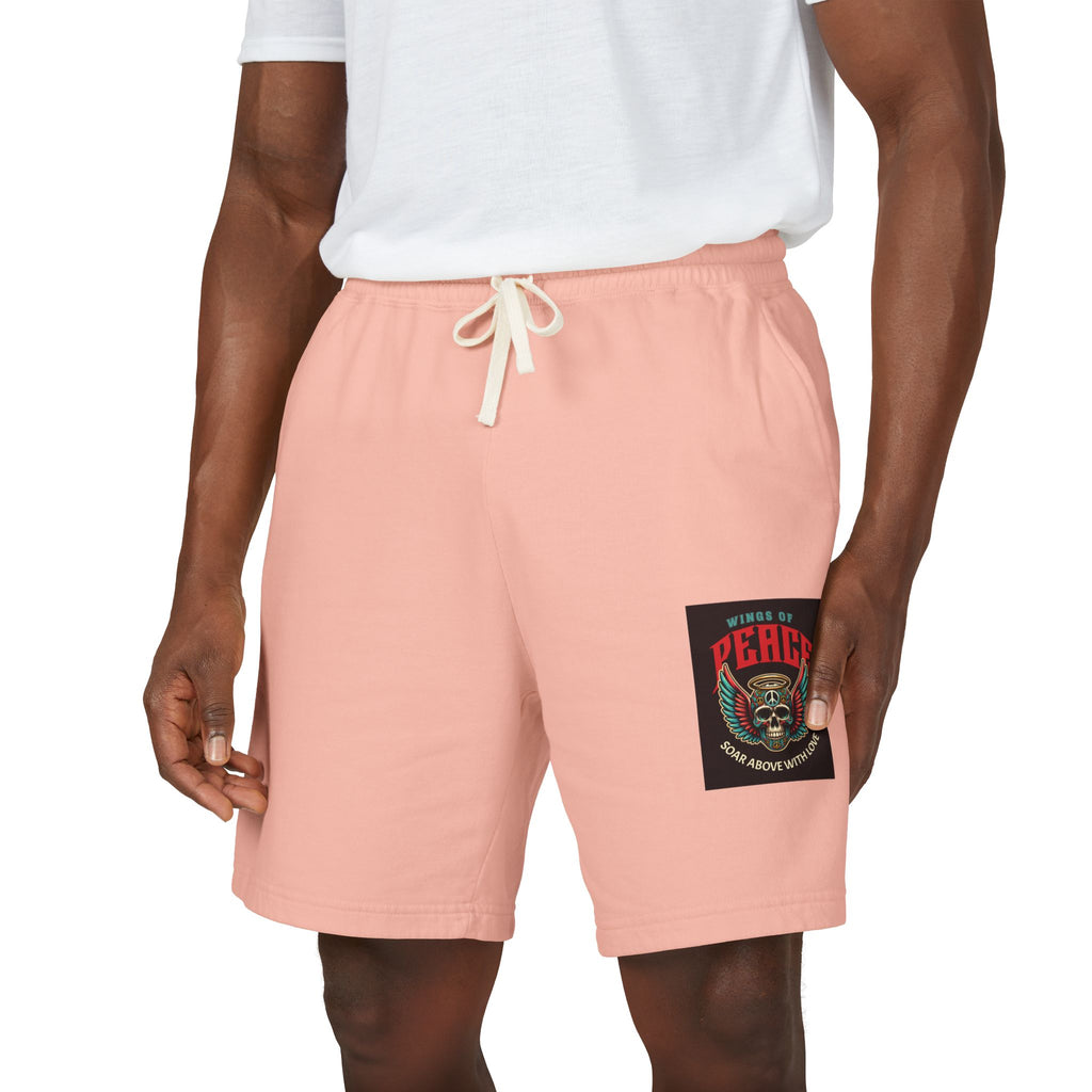 Fleece Sweat Shorts — 'House of Perks' Vintage Patch Lounge Shorts