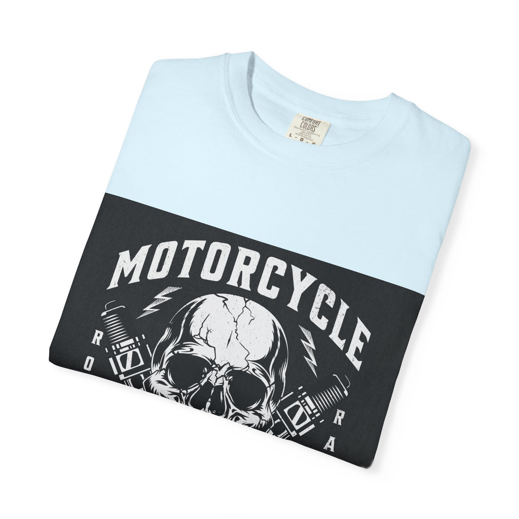 Motorcycle Skull Tee — "Legendary Riders" Vintage Biker Graphic T-Shirt